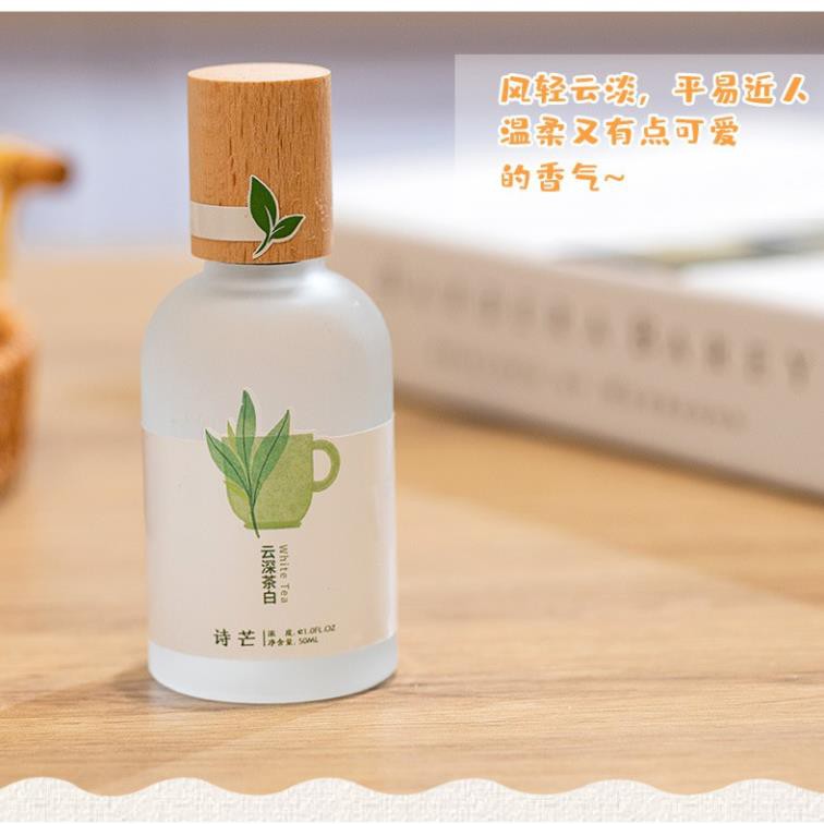 Nước hoa Shimang Trà Thơ Vỏ Mờ Nắp Gỗ Sang Trọng 50ML