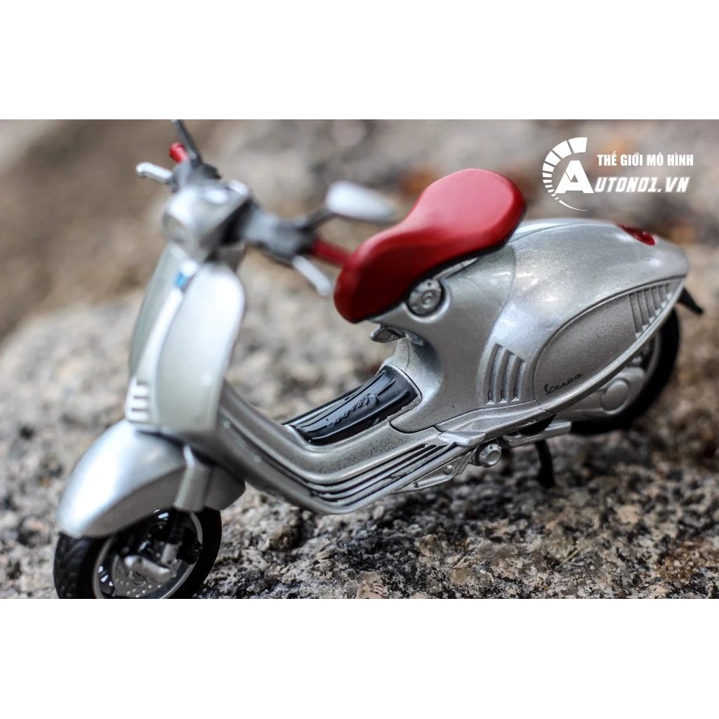 MÔ HÌNH XE VESPA 946 2014 SILVER 1:18 WELLY 7171G