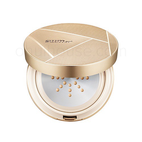 Sum Phấn nước Su:m37 Air Rising TF Glow Cover Metal Cushion giúp da khô thoáng SPF50+++