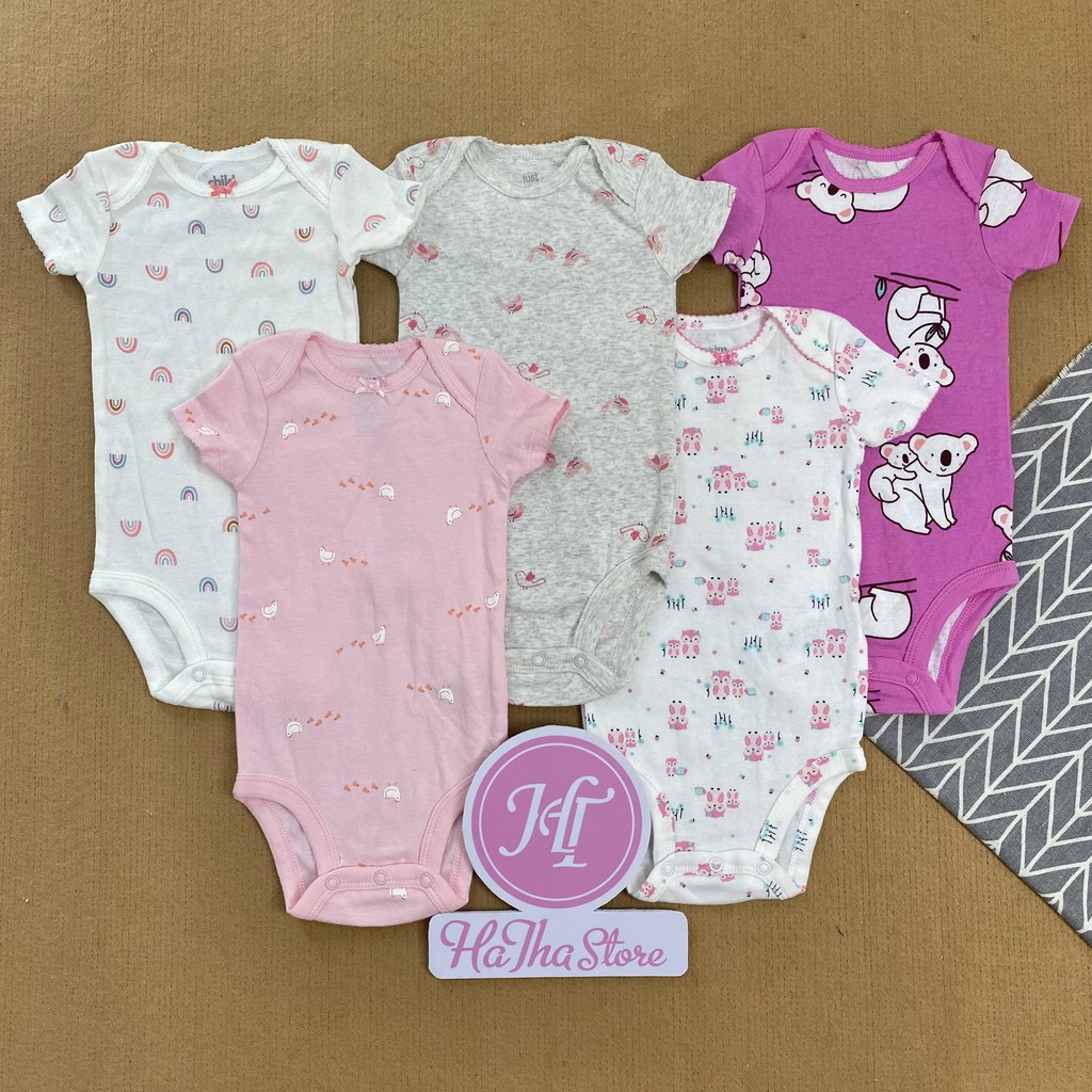 Bodysuit Carter set 5 cái ngẫu nhiên (4-13kg)