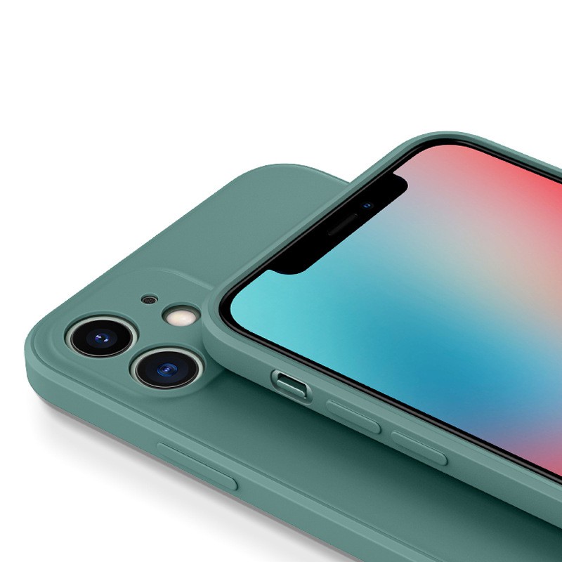 Ốp Lưng Iphone X Xs Xsmax Style Iphone 12 Cạnh Vuông Chống Bẩn Có Lót Nhung Chống Trầy Điện Thoại | GuCas