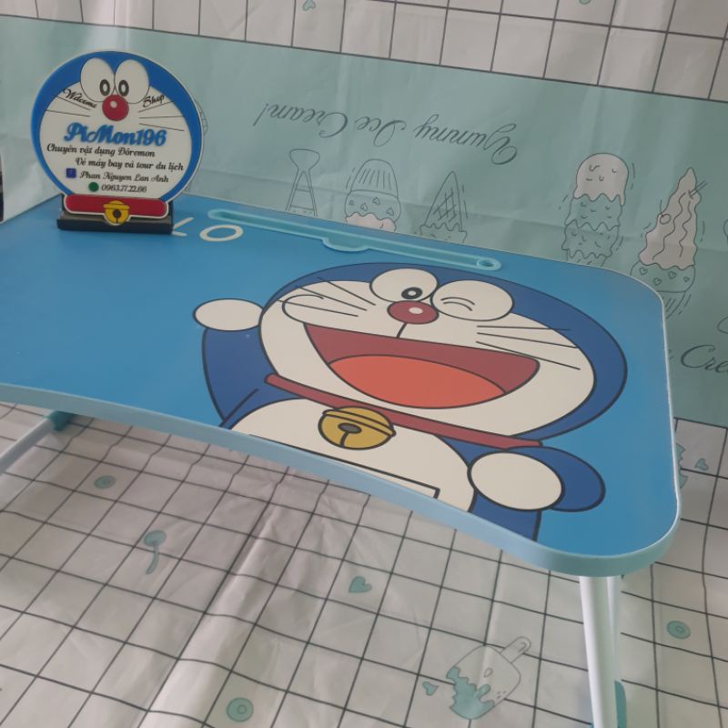 Bàn Học Bàn Làm Việc Gấp Gọn Không Ngăn Kéo Doreamon Doreamon