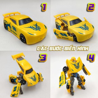 Siêu xe biến hình robot kèm phụ kiện Samurai