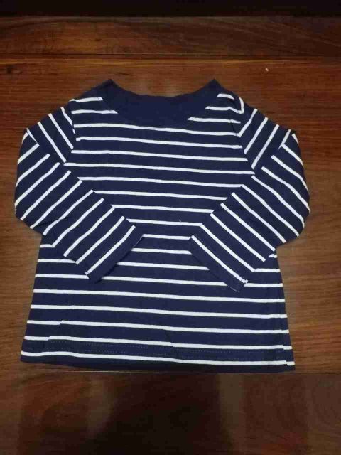 Áo thun tay dài bé trai just one you size 3m-18m