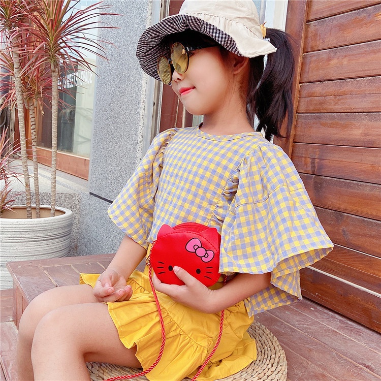 Túi Đeo Chéo Hình Hoạt Hình Dễ Thương Cho Bé Gái