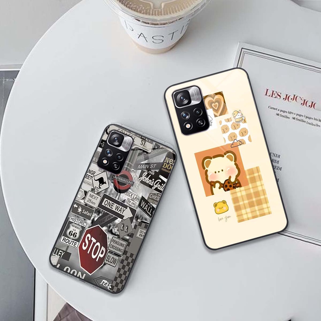 Ốp lưng kính cường lực Xiaomi Redmi Note 11 / Note 11s /Redmi Note 11 Pro 5G HÀNG ĐẸP