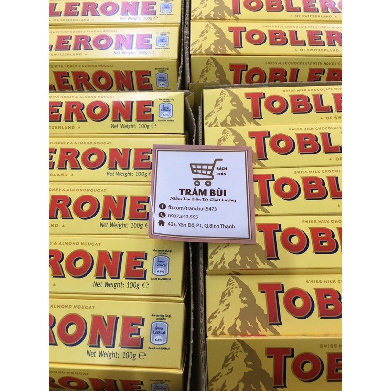 [HOT DEAL] COMBO 10 THANH TOBLERONE MILK ALMOND THUỴ SĨ- DATE 6/2022