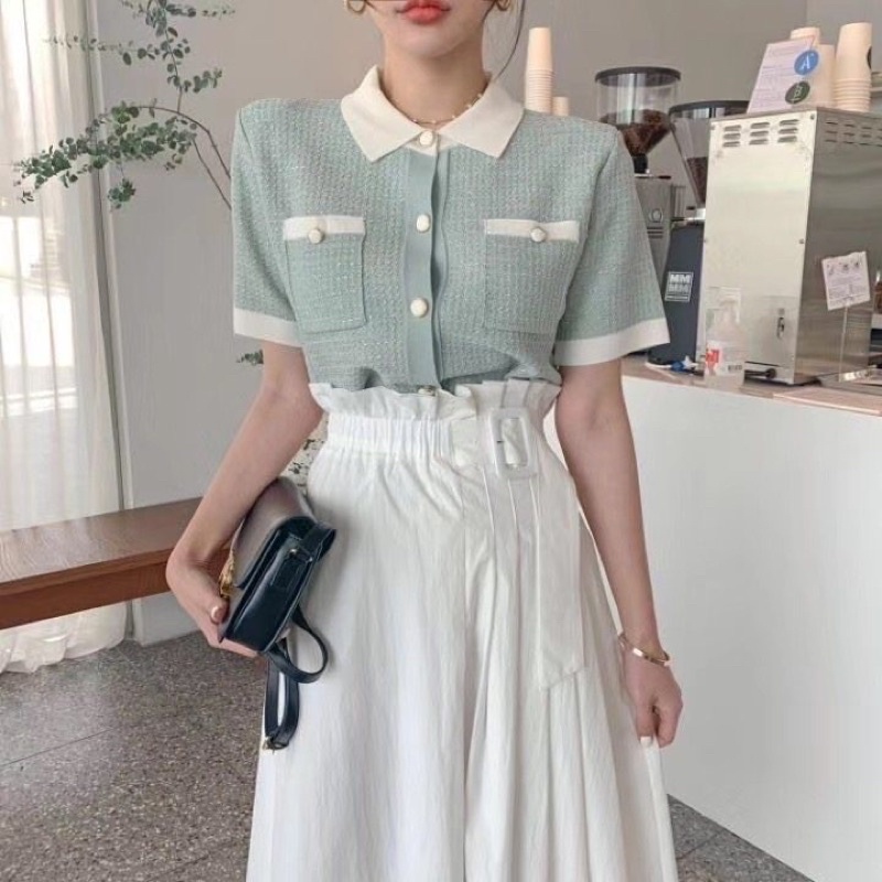 (Order) Áo polo cài nút form ngắn | BigBuy360 - bigbuy360.vn