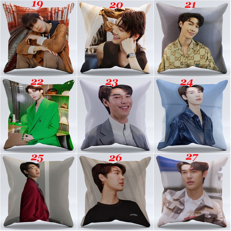 Vỏ gối đơn bằng polyester in họa tiết f4 dew jirawat sutivanisak trang trí nội thất | BigBuy360 - bigbuy360.vn