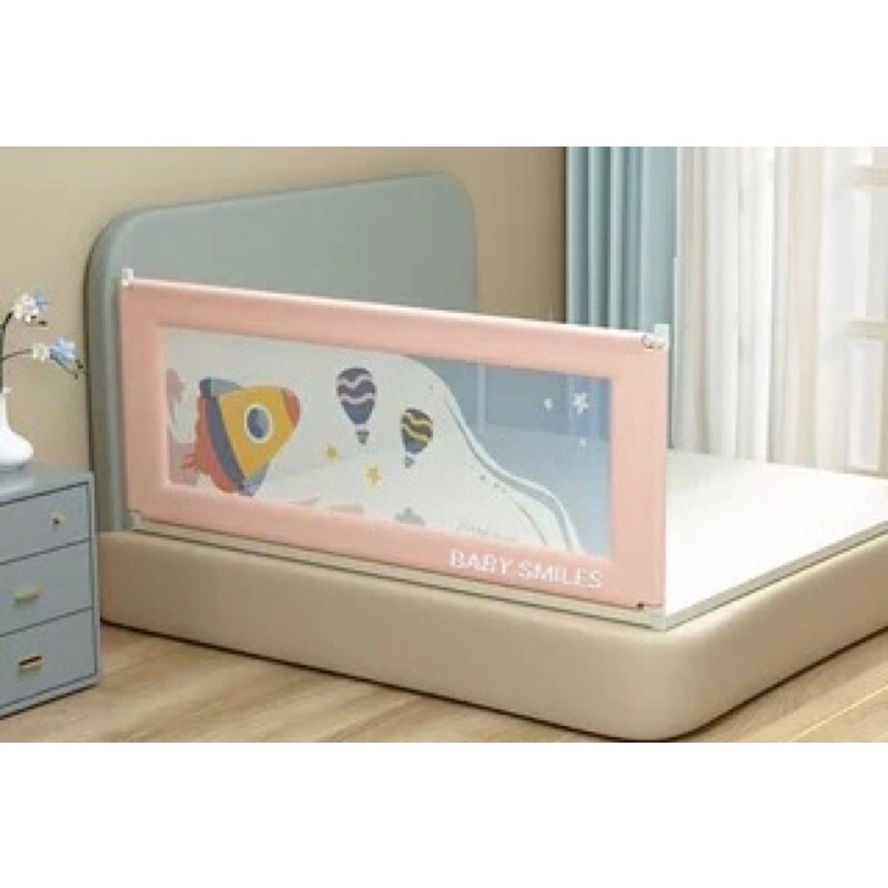 MẪU MỚI 2022- THANH CHẮN GIƯỜNG BABY SMILES 60CM - 90CM