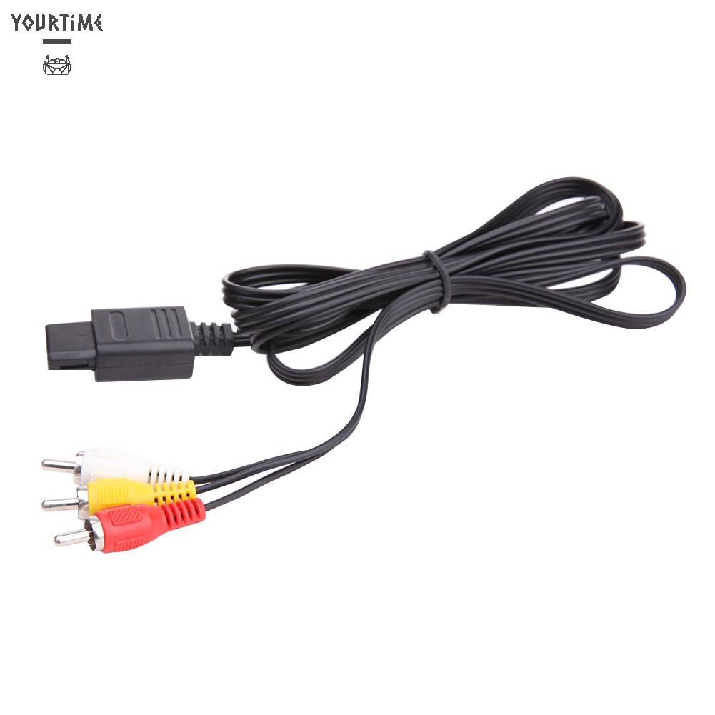 Dây cáp âm thanh AV TV cho máy chơi game Nintendo 64 N64 GameCube NGC SNES SFC
