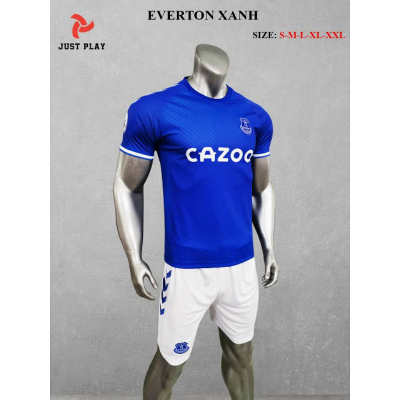 Bộ quần áo bóng đá Everton xanh 2020-2021