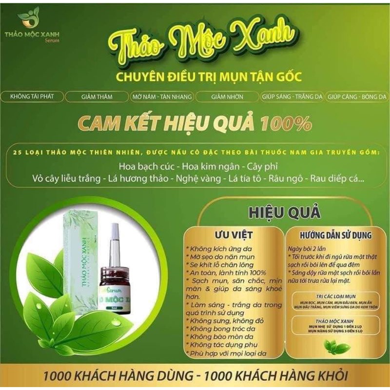 (Giá sỉ) Combo 2 lọ Thảo Mộc Xanh 5ml | BigBuy360 - bigbuy360.vn