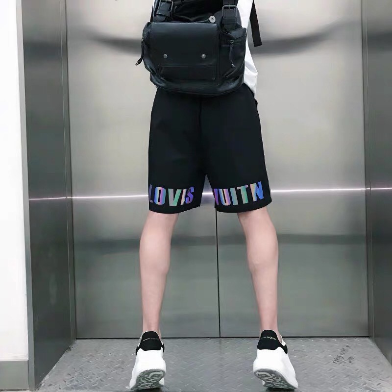 Quần short đùi unisex chữ Phản Quang quần sooc nam nữ chất dày đẹp chơi thể thao mặc nhà thoải mái