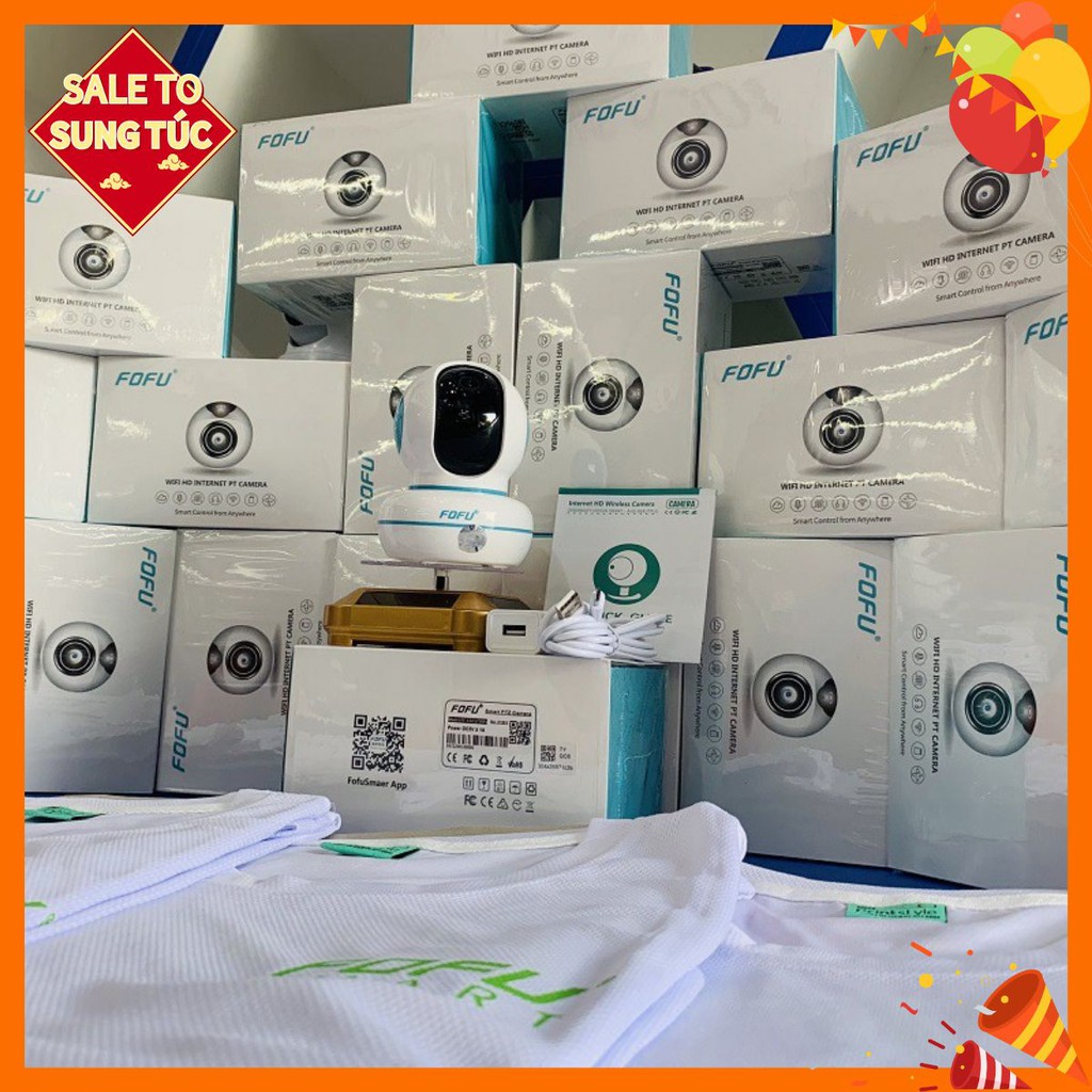 [GIÁ SỐC SHOPEE] Camera Không dây chính hãng Fofu C6C |Camera wifi gia re|camera thông minh