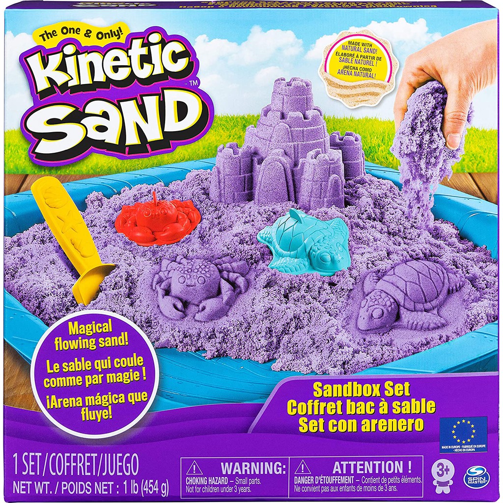 Đồ chơi KINETIC SAND - Bộ cát, dụng cụ và khay chơi cát - Mã SP 6024397