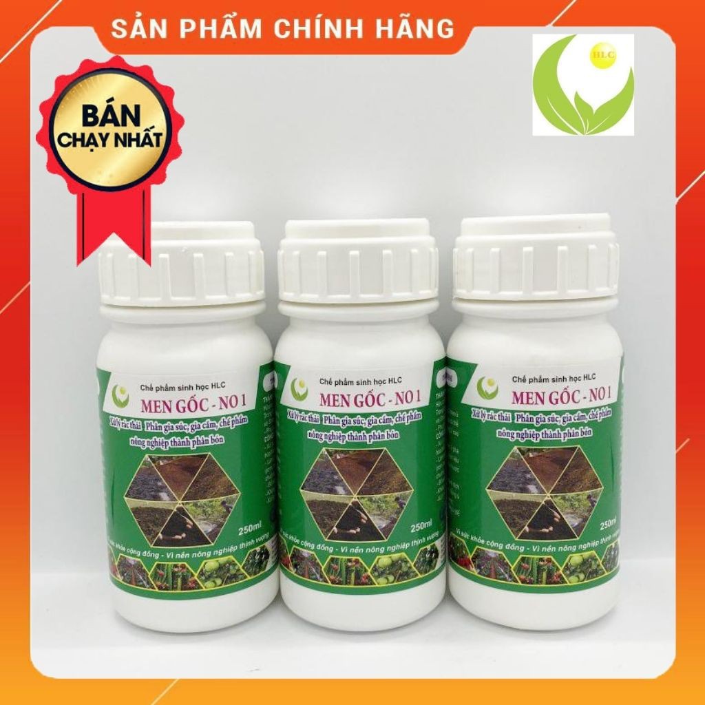 CHẾ PHẨM VI SINH MEN GỐC NO1 Ủ PHÂN CHUỒNG, Ủ PHÂN HỮU CƠ, Ủ RÁC THẢI NHÀ BẾP, 1 CHAI Ủ CHO 2-3 TẤN PHÂN - CHAI 250ML