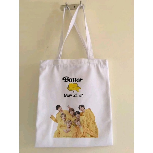 [ ẢNH THẬT] Túi Tote/ Túi Vải Canvas B u t t e r  In Theo Yêu Cầu