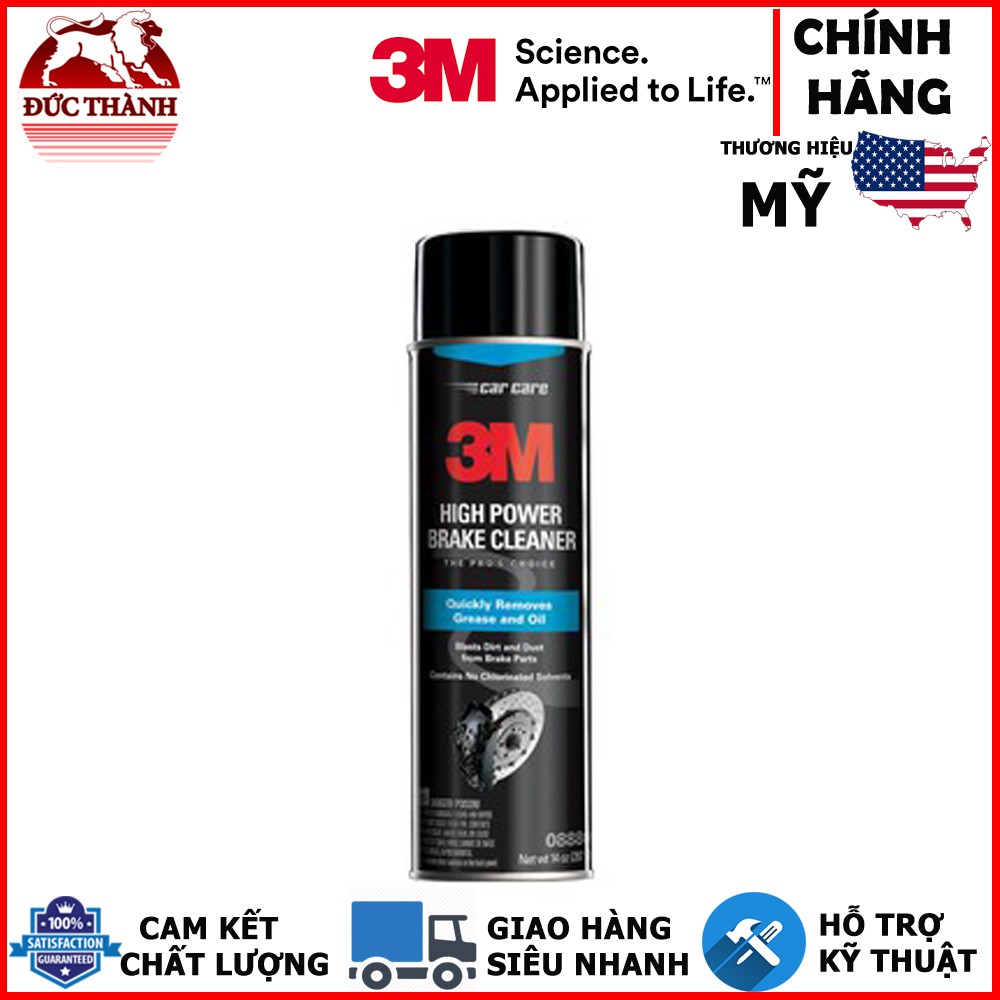 Tẩy rửa phanh xe ô tô 3M High Power Brake Cleaner 3M 08880 397g ducthanhauto