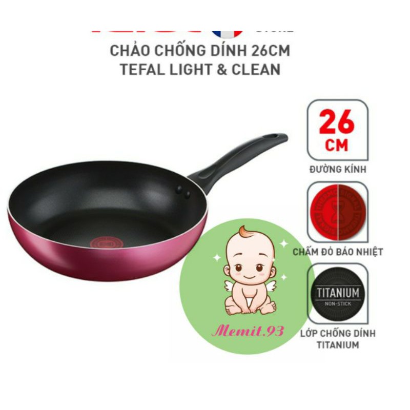 Chảo chống dính tefal 26cm