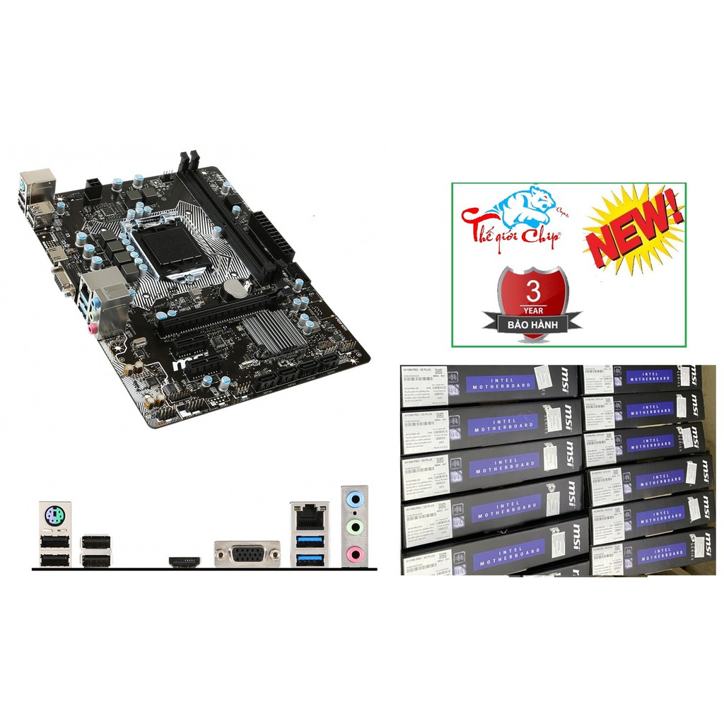 Bo Mạch Chủ (Mainboard) MSI H110M PRO-VH (CTY Box-3 Năm)