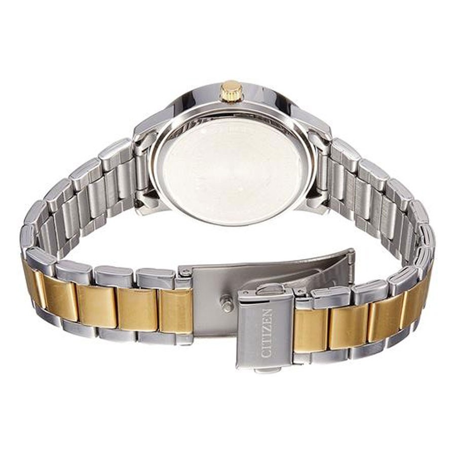 Đồng Hồ Nữ Citizen Đính Đá Swarovski Dây Thép Không Gỉ ED8164-59A - Mặt Trắng