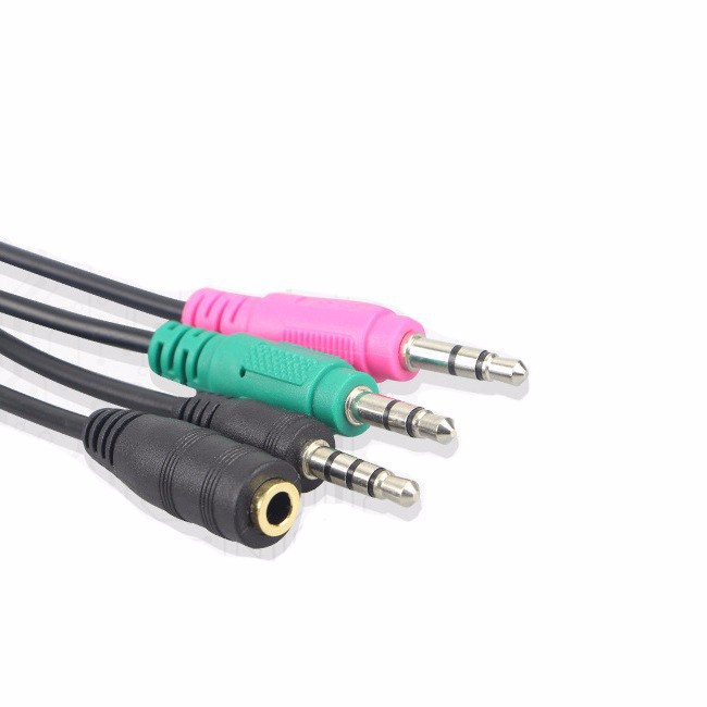 Cáp livestream 3 đầu XOX Ma1/mA2 kết nối Điện Thoại Cho Android/IP Với Soundcard  live stream bigo facebook