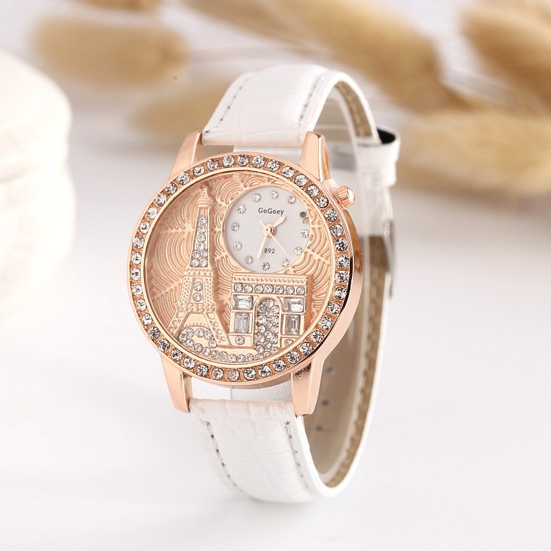 Đồng hồ nữ dây da tổng hợp Geneva PKHRGE041