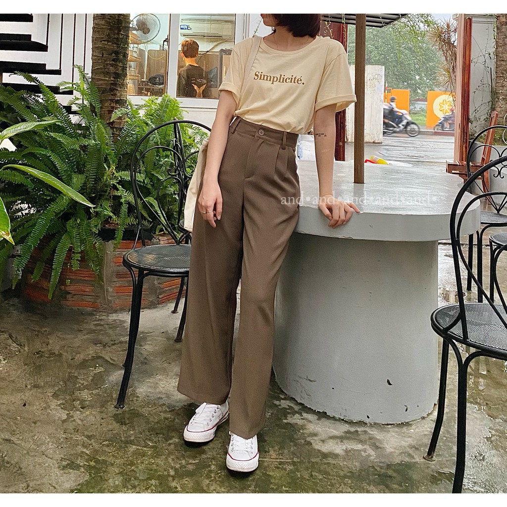 Quần suông cạp thường - QS006 | BigBuy360 - bigbuy360.vn