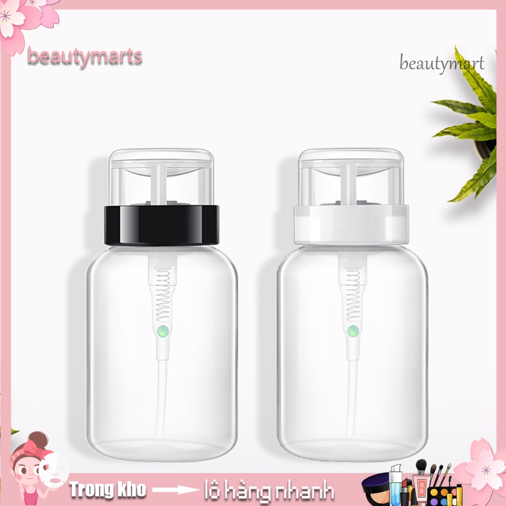 [Hàng mới về] Chai đựng dung dịch cồn tẩy sơn móng tay 200ml