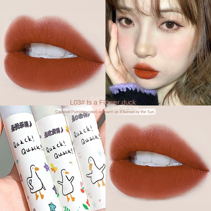 Son Môi Màu Nhung Lì Lâu Trôi Không Khô Và Không Phai Màu