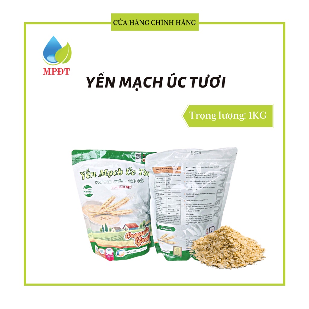 Yến mạch Úc tươi ngũ cốc giảm cân, bổ sung dưỡng chất, làm đẹp da 1KG