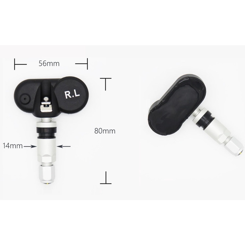 Cảm Biến Áp Suất Lốp TPMS Van Gắn Trong - Màn hình màu hiển thị nhiệt độ áp suất lốp