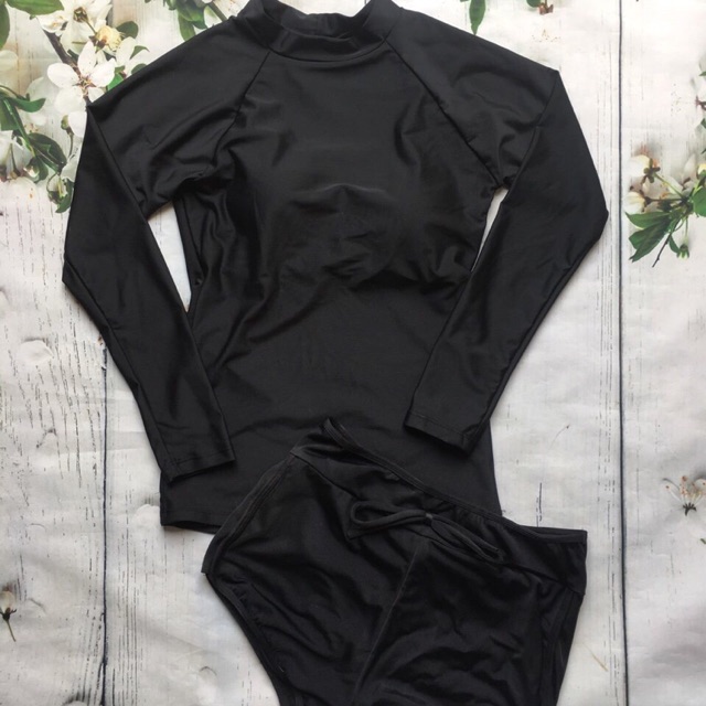 ĐỒ BƠI TAY DÀI VÁY BƠI QUẦN ĐÙI ĐI BIỂN KÍN ĐÁO CAO CÂP PHỐI QUẦN BƠI DÀI MẮC CÁ JAMI - ATD25 | BigBuy360 - bigbuy360.vn