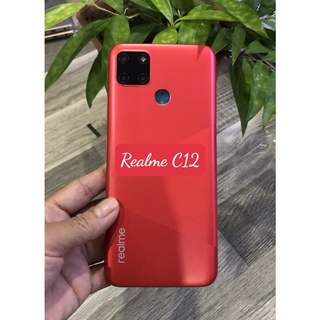 Bộ vỏ sườn Realme C12 zin new ( bộ gồm lưng,sườn,nút bấm, kính camera)