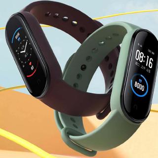 Đồng Hồ Thông Minh Đa Năng Theo Dõi Tình Trạng Sức Khỏe Mi Band 5 Kèm Phụ Kiện