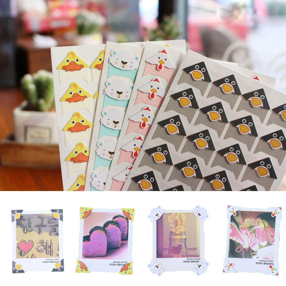 Đề Can Tự Dính Hình Thú Hoạt Hình Trang Trí Khung Ảnh