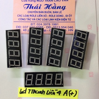 Led 7 thanh 4 số A nốt giá cho 5 chiếc