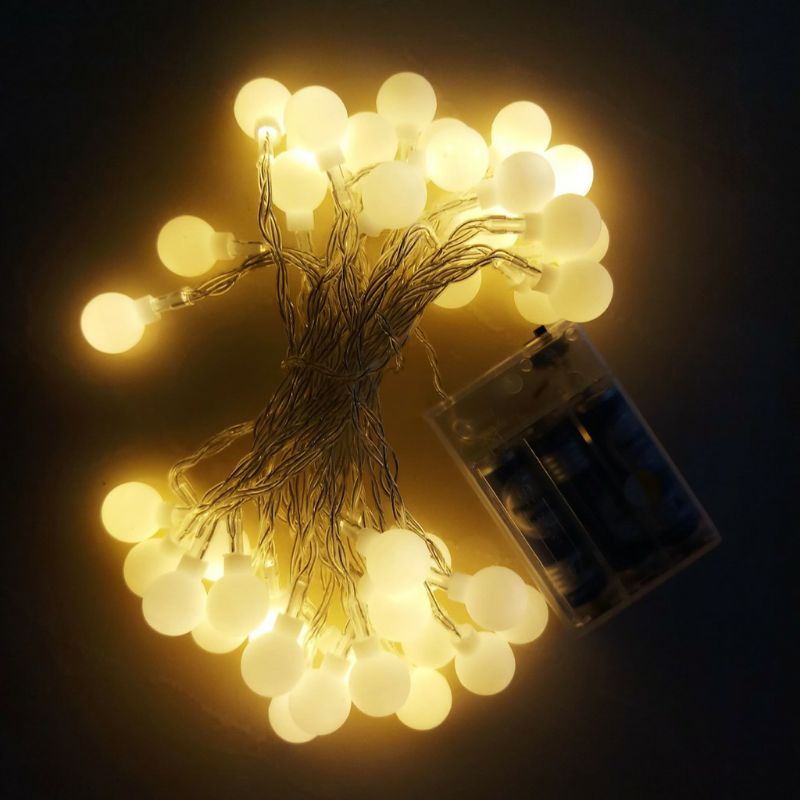 Đèn led dây dài 6m x 40 bóng chiếu sáng- trang trí lều trại và chụp hình | BigBuy360 - bigbuy360.vn