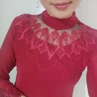 Áo ren thêu đá