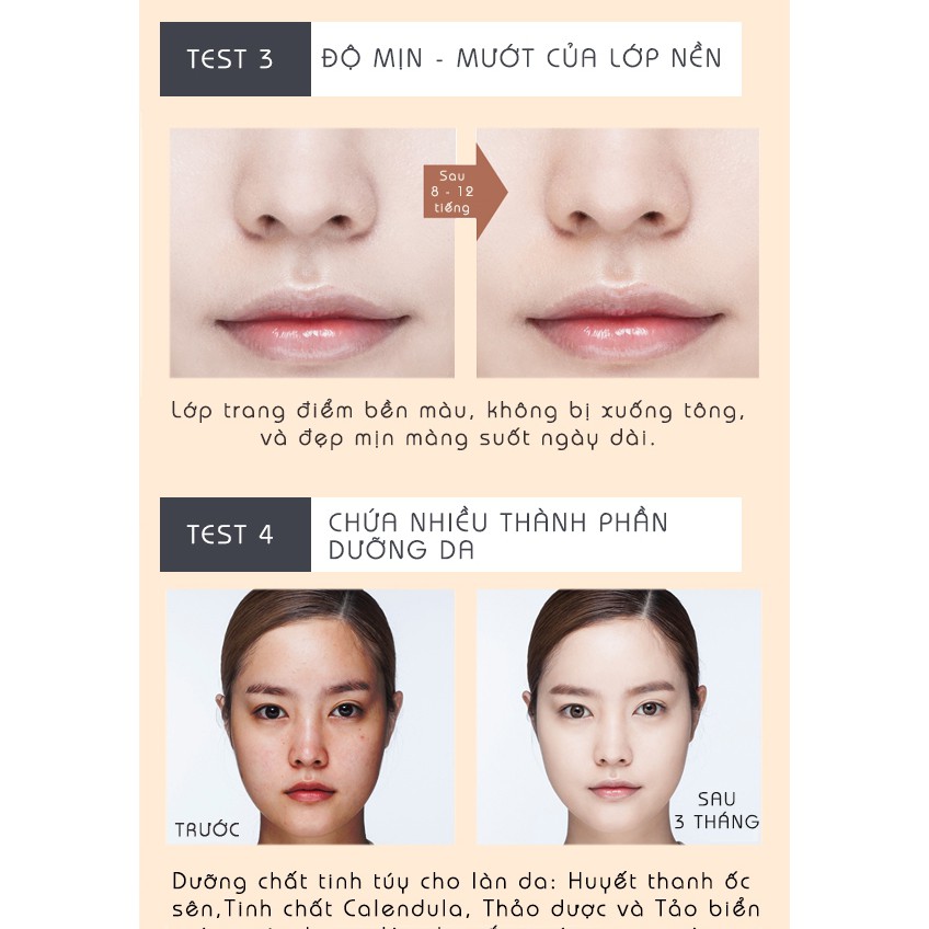 Kem phấn nước mềm mượt và dưỡng trắng da CC Cushion Gold It's Well Plus SPF 50+/PA+++ (Tặng 01 Sữa rửa mặt 150 ml)