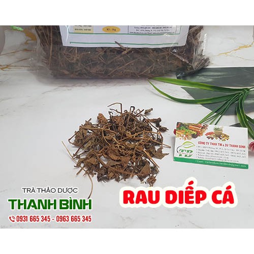 Rau Diếp Cá 100g - Thu Hái Tự Nhiện Và Sấy Khô