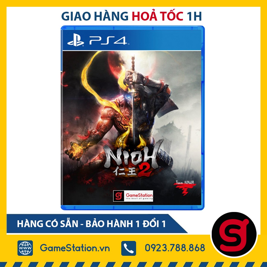 Đĩa Game PS4: NioH 2 Standard - hệ Asia