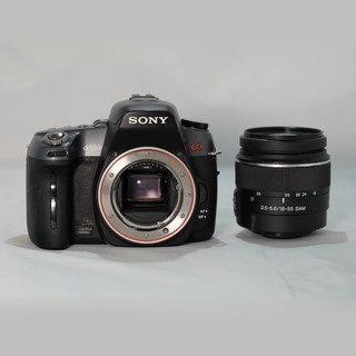 Máy Ảnh Sony A550 Body Cũ 96% 20K Shot + Lens SAM 1855
