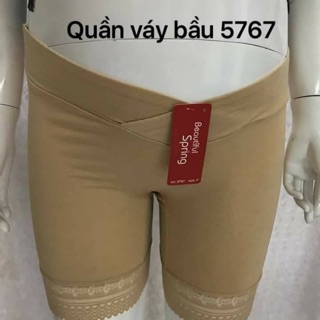 quần mặc trong váy cạp chéo