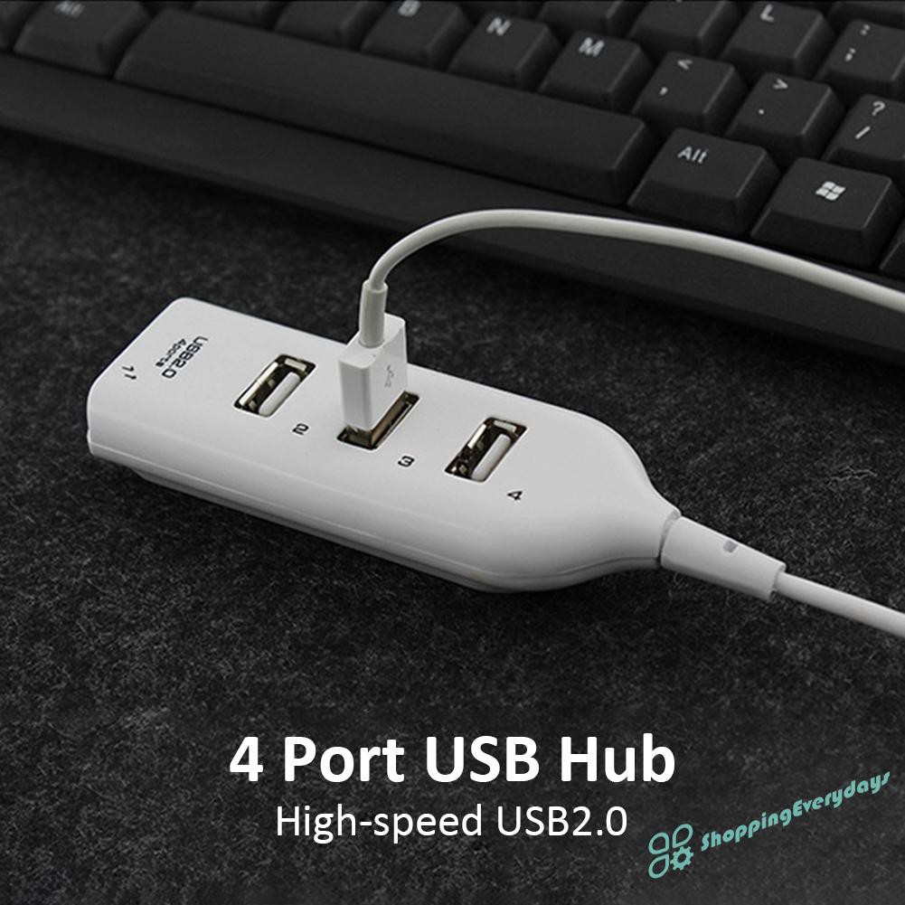 Bộ Chia Usb 2.0 4 Cổng Tốc Độ Cao 5mbps