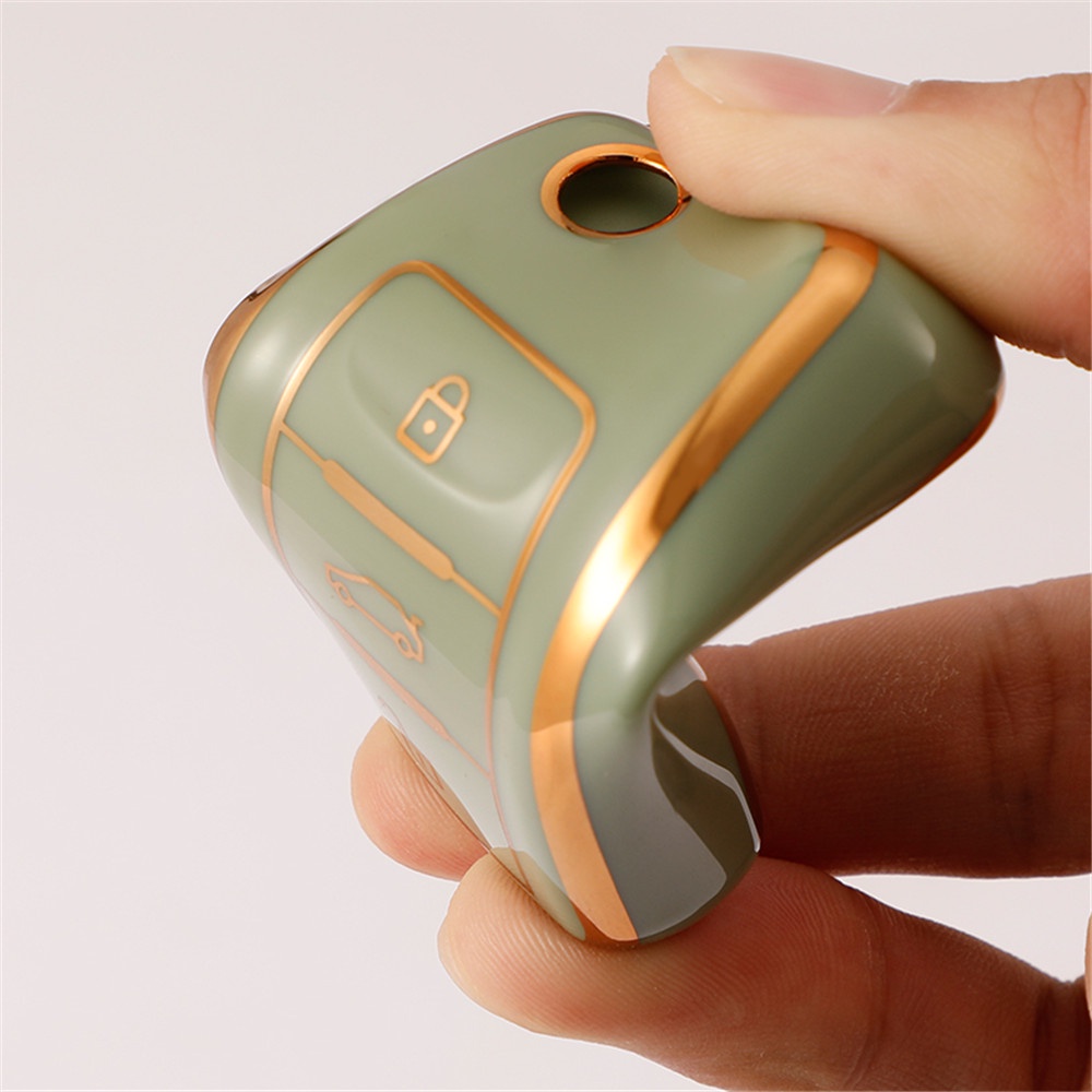Vỏ Chìa Khóa Điều Khiển Từ Xa Bằng TPU Cho VW Volkswagen Polo Golf Tiguan Passat B5 B6 B7 Golf 4 5 6 MK6 Beetle Caddy T5 Up Eos Tiguan Jetta Lavida Skoda Octavia A5 MK Jetta Skoda Kodiaq Super