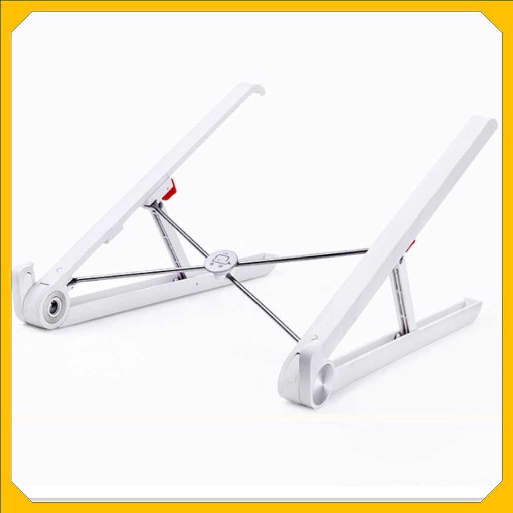 Giá Đỡ Tản Nhiệt Laptop, iPad Xếp Gọn Thông Minh Nhựa ABS Cao Cấp , Điều Chỉnh Độ Cao.
