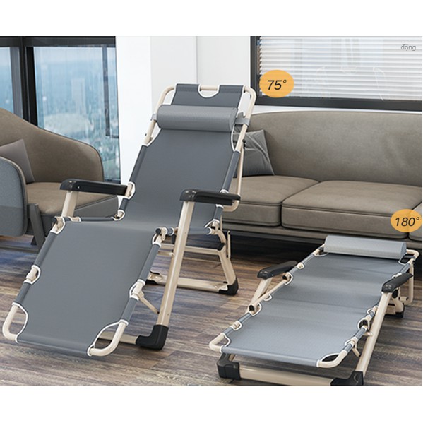 Ghế Gấp Nghỉ Trưa Văn Phòng Cao Cấp Có Chế Độ Giường - Ngả Lưng Nghỉ Trưa ở Văn Phòng