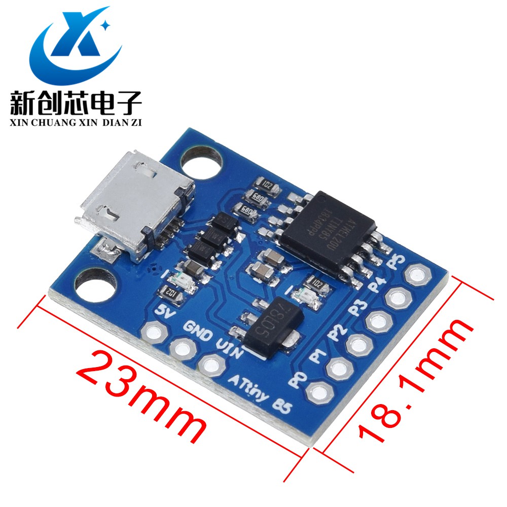 Bảng Mạch Phát Triển Attiny Màu Đen Cho Arduino Iic I2c Usb Attiny45 | BigBuy360 - bigbuy360.vn